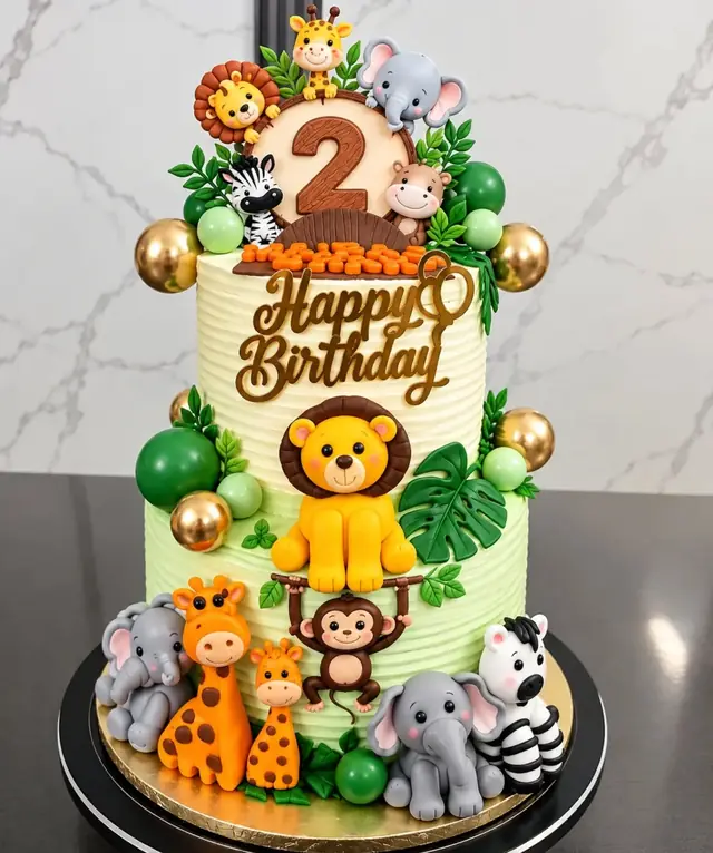 Wild Two: Monkeys, lions & tall leaves